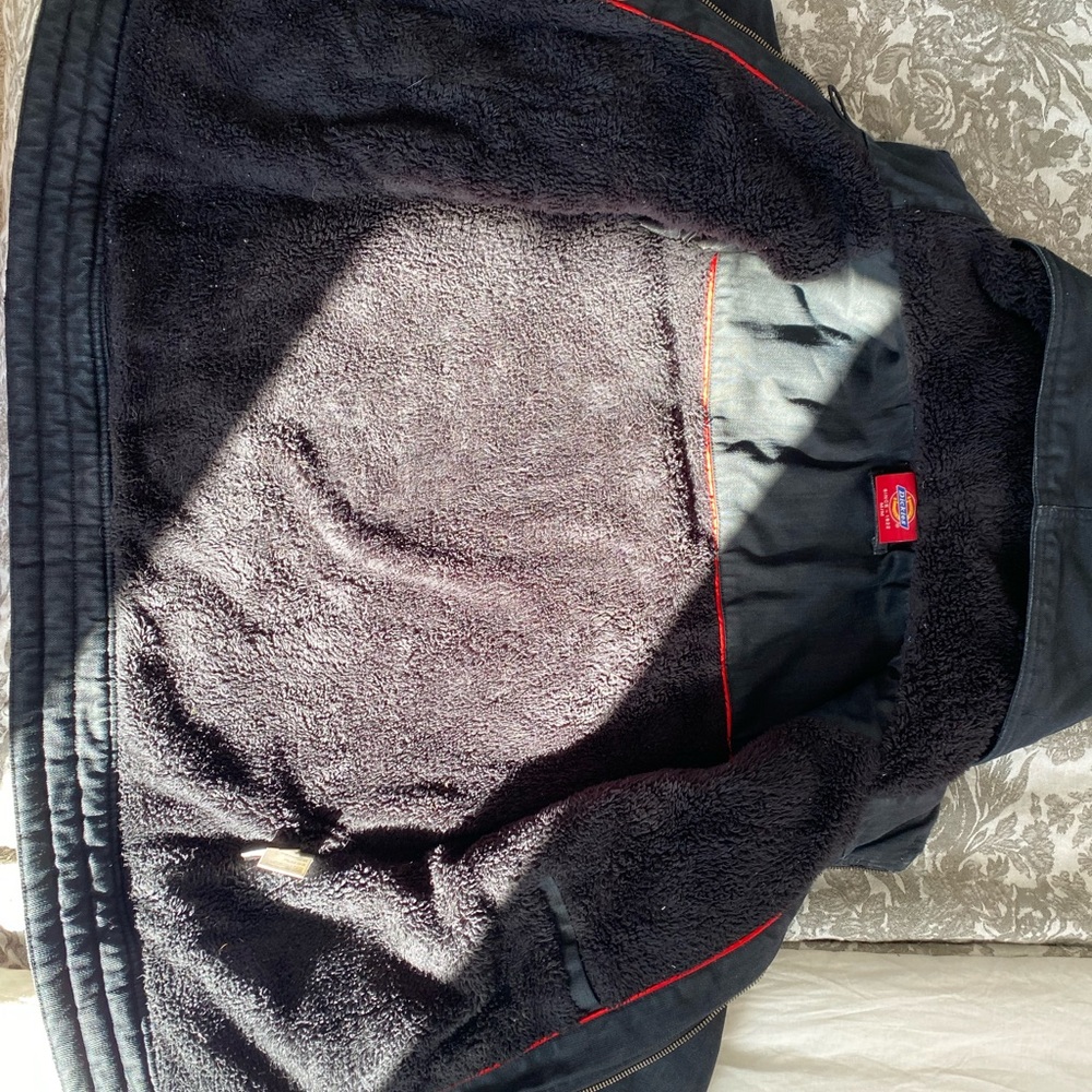Dickies Black Hooded Denim Jacket - Picture 6 of 10
